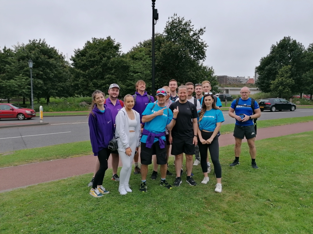 Bright Purple 7 hills challenge